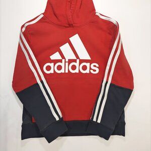 Adidas boys red hoodie
